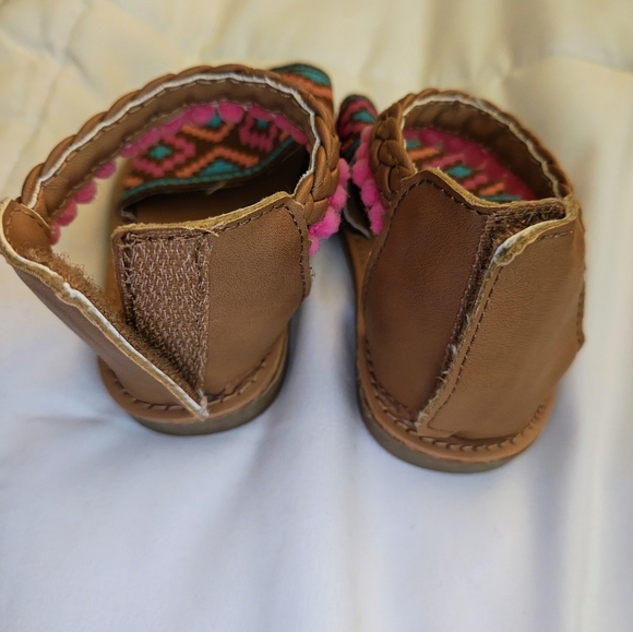 Colorful Patterned Baby, Girl, Kids Sandals 3-6 Mo - Picture 3 of 3